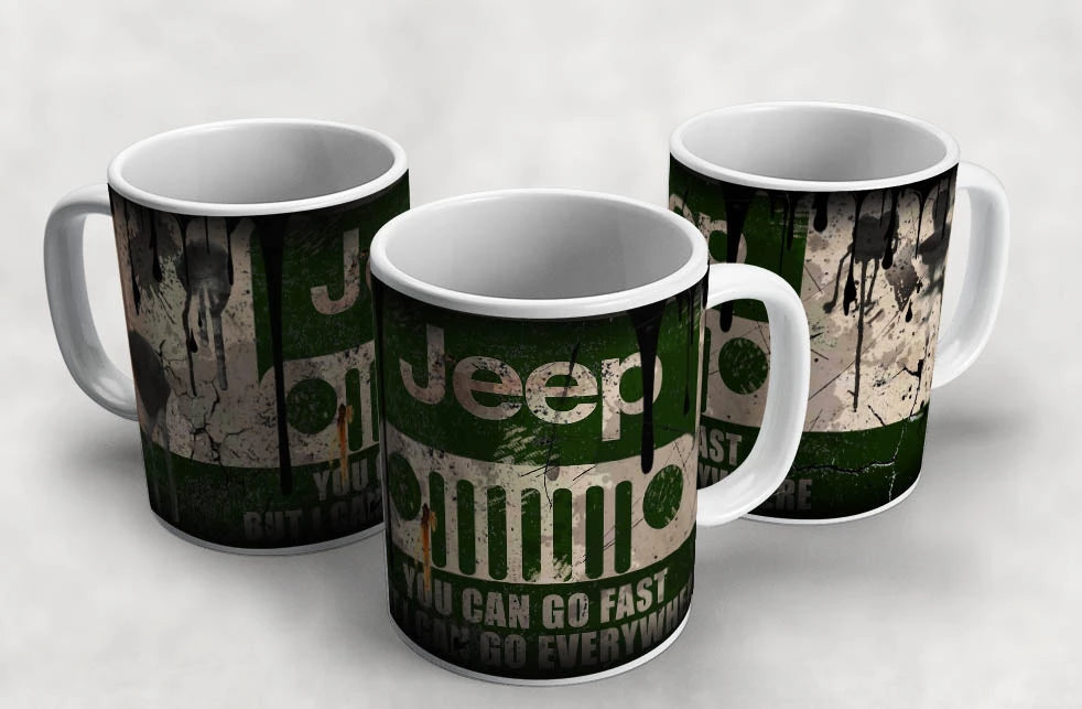 Jeep Vintage Distressed Retro Cool Mug