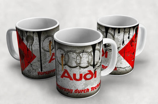 Audi Vintage Distressed Retro Cool Mug