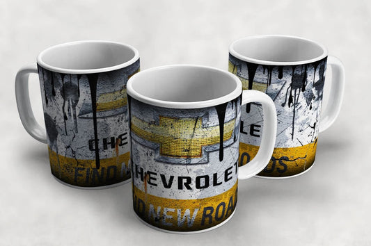 Chevrolet Vintage Distressed Retro Cool Mug