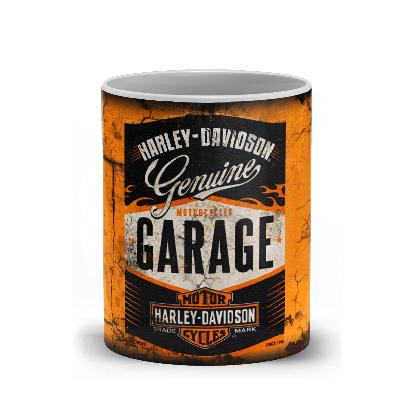 Harley Davidson Vintage Distressed Retro Cool Mug