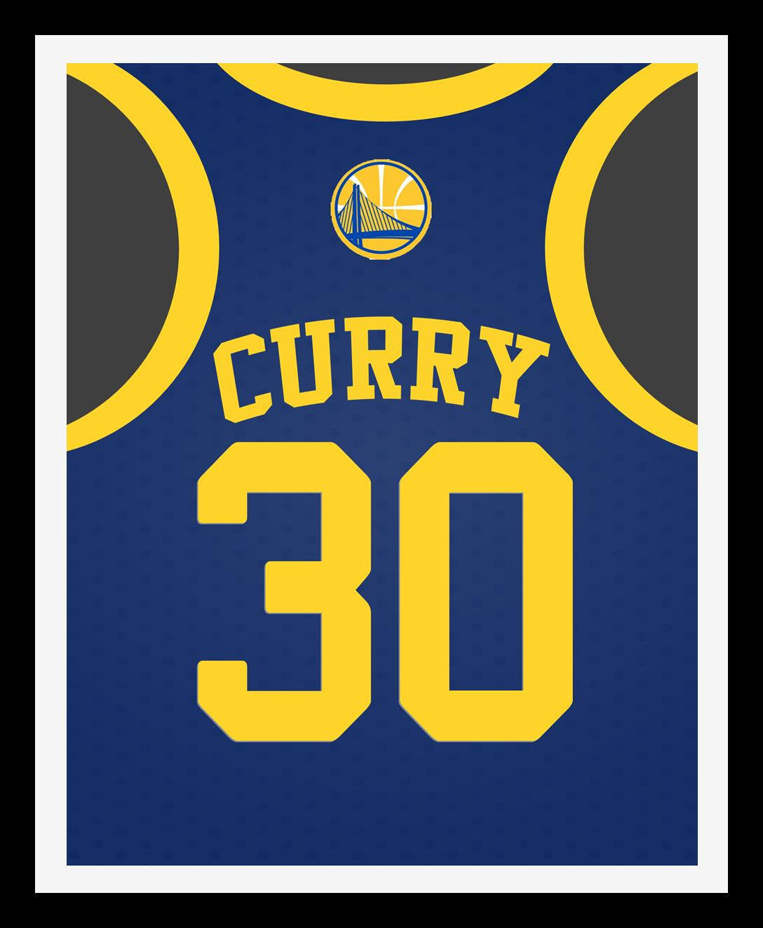 Curry Golden State Warriors Art Print - Perfect gift for the Basketball fan, great for the office or fan/man cave