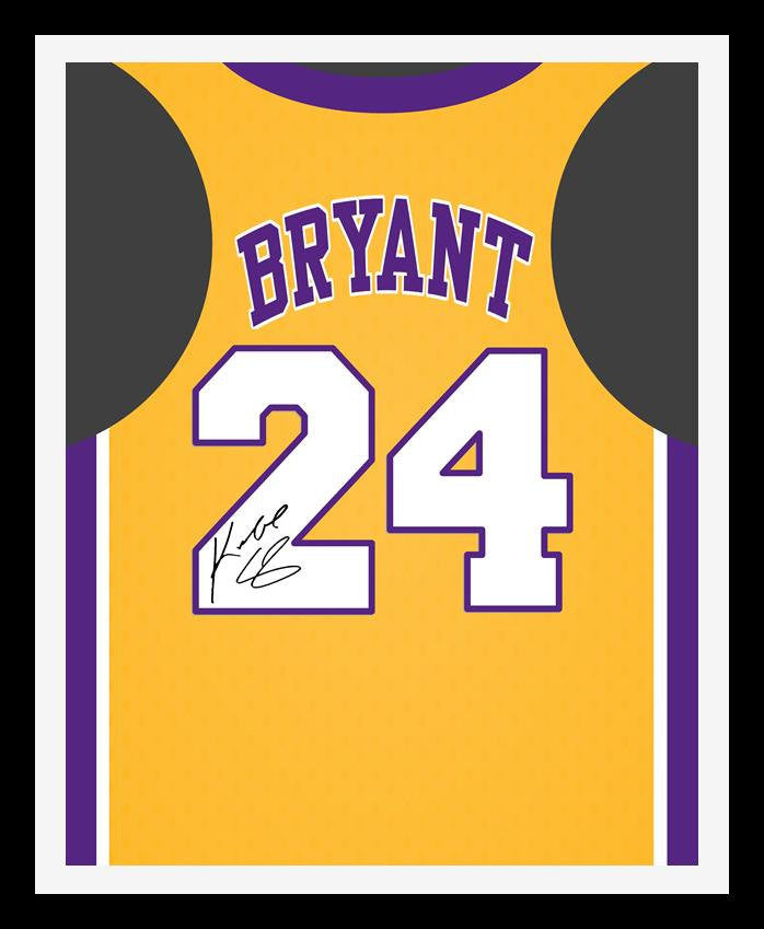 Kobe Bryant "Signed" Lakers Jersey Print - Perfect gift for the Basketball fan, great for the office or fan/man cave