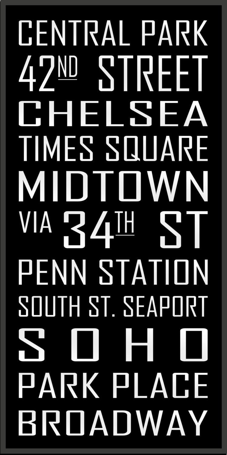 Seattle Subway Sign Print - Available in Multiple Sizes