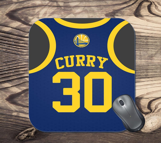 Golden State Warriors Curry Jersey Mouse Pad