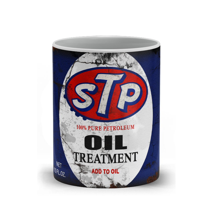 STP Oil Treatment Vintage Distressed Retro Cool Mug