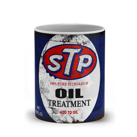 STP Oil Treatment Vintage Distressed Retro Cool Mug